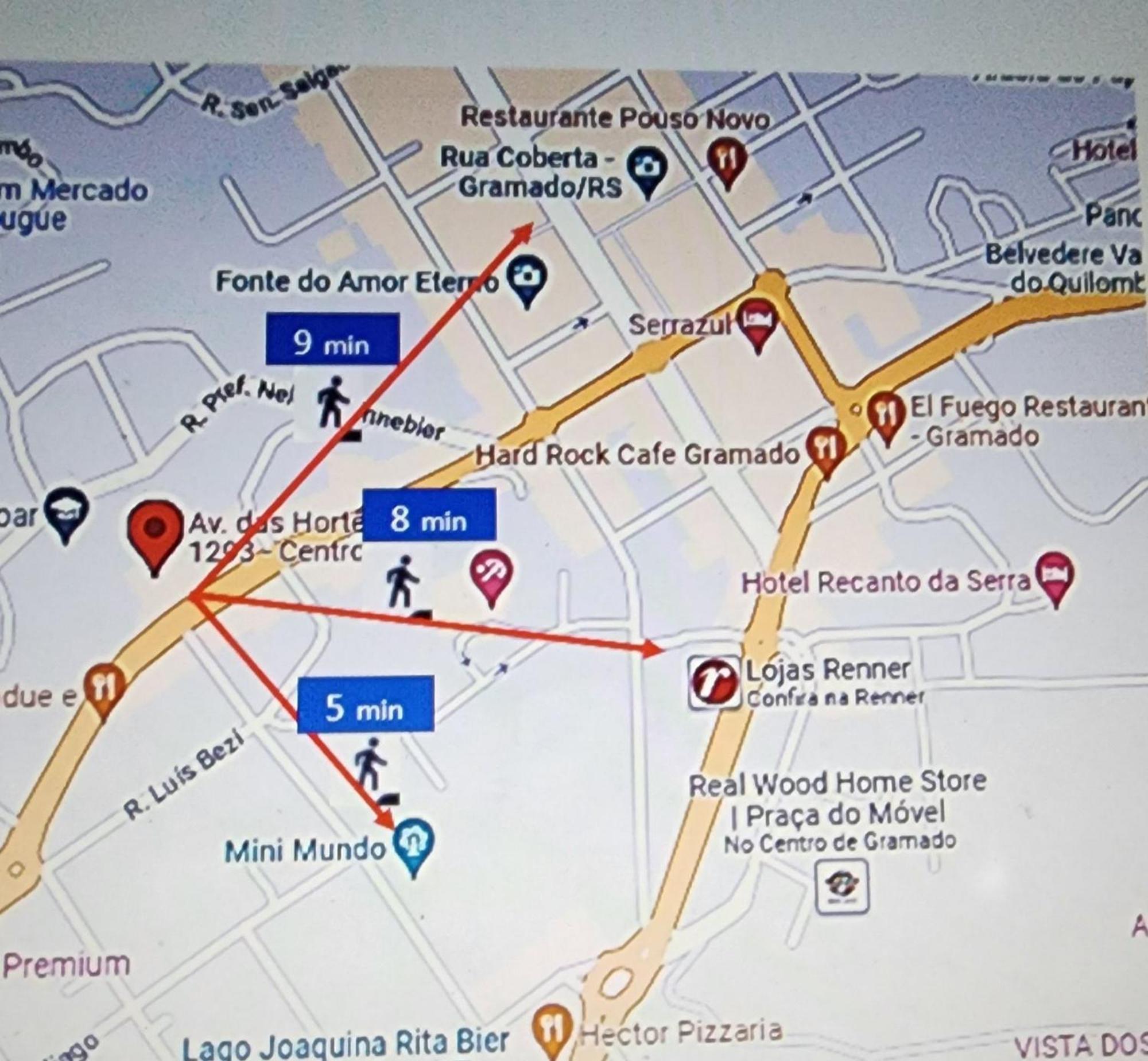 Maravilhoso Apartamento No Centro De กรามาโด ภายนอก รูปภาพ